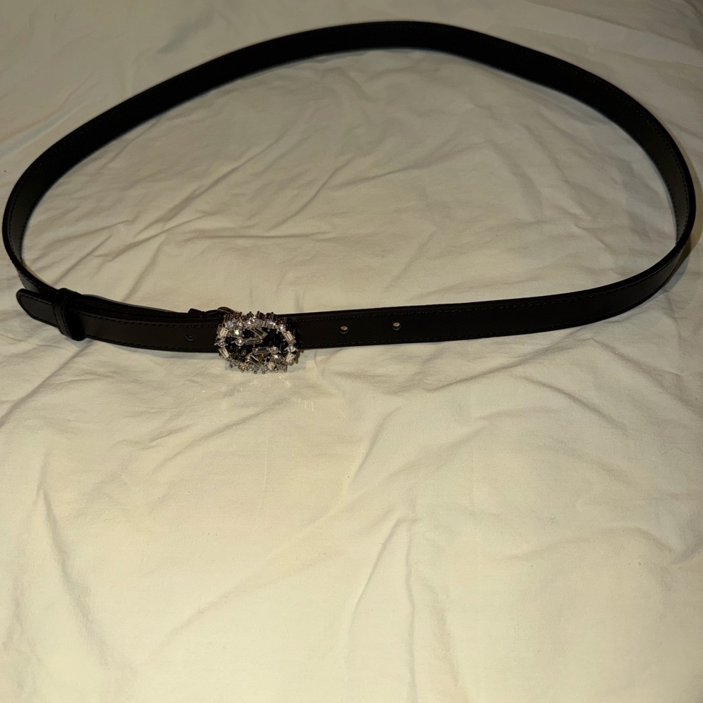 Gucci Silver and Clear Crystal Belt - Picture 3 of 6